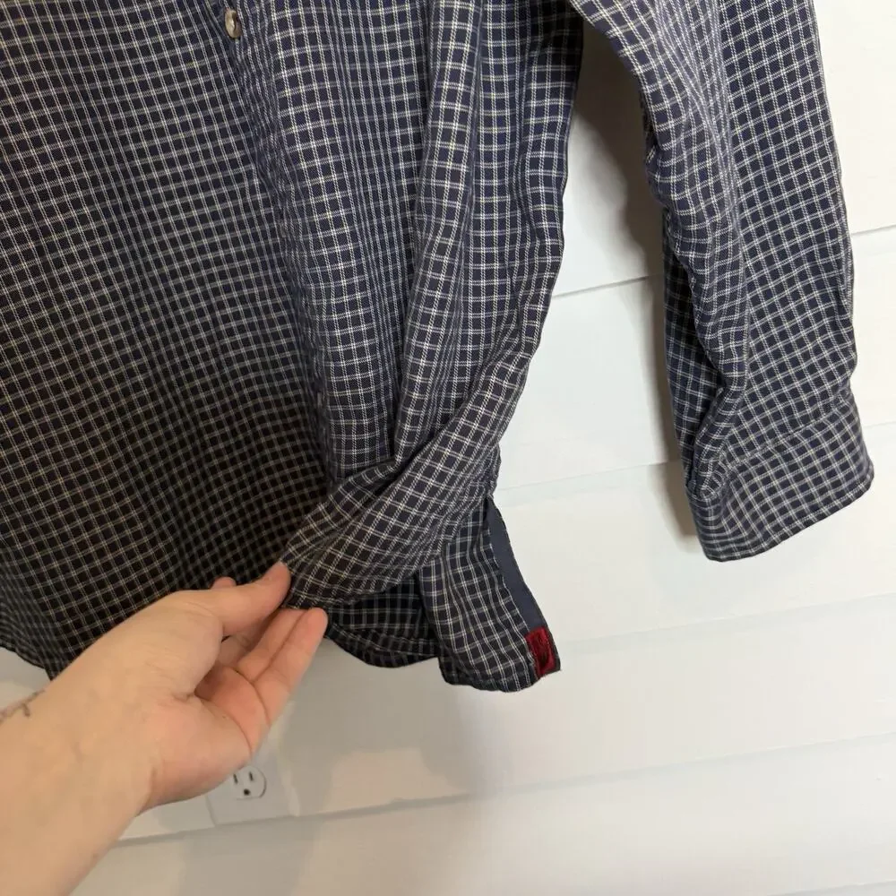 The North Face Cotton Plaid Long Sleeve Men's Button Down Shirt XL